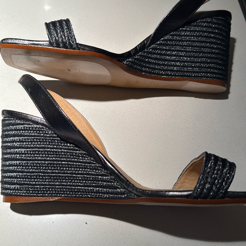 Caytañer 1927 silver blue platforms